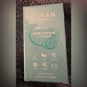 ⭐️BNIB⭐️CLEAN~Classic-Warm Cotton & Mandarin Eau de Toilette - 2 fl.oz.